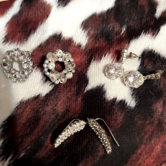 Bundle of three pairs of earrings for pierced ears. Bought from Cato don’t wear - Picture 1 of 5